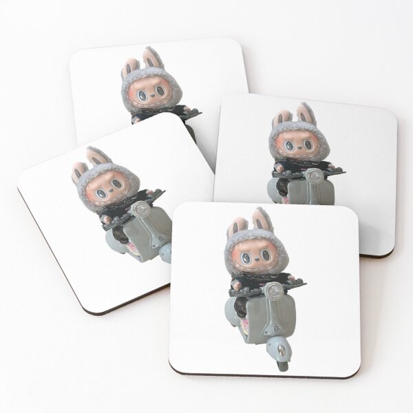 Item preview, Scooter Rider Labubu – City Cruiser Sticker designed and sold by SamairaArtVerse.
