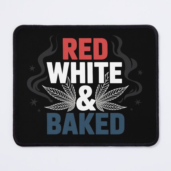 Item preview, Red White And Baked - It's the perfect gift for people who love a laid-back lifestyle, have a sense of humor, and celebrate freedom in true American style. designed and sold by ZyziowskyArt.