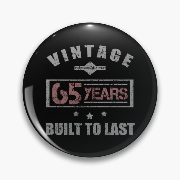Item preview, Vintage 65th Birthday For Men designed and sold by thepixelgarden.
