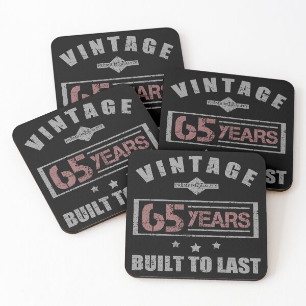 Item preview, Vintage 65th Birthday For Men designed and sold by thepixelgarden.