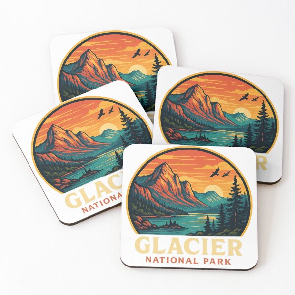 Item preview, Glacier National Park designed and sold by Fun Travel Art.