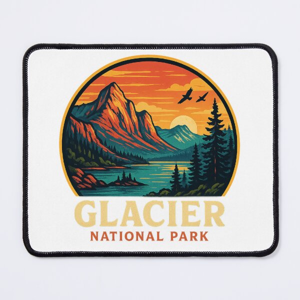 Item preview, Glacier National Park designed and sold by Fun Travel Art.