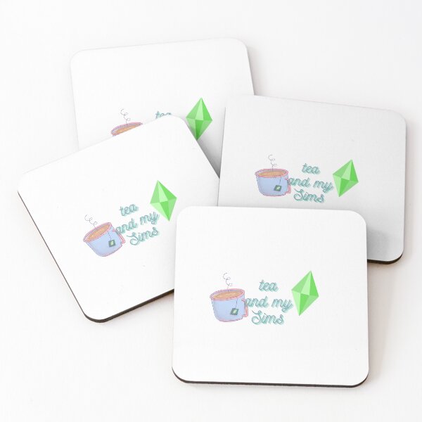 Item preview, Tea & Sims designed and sold by Wonderfully Chaotic.