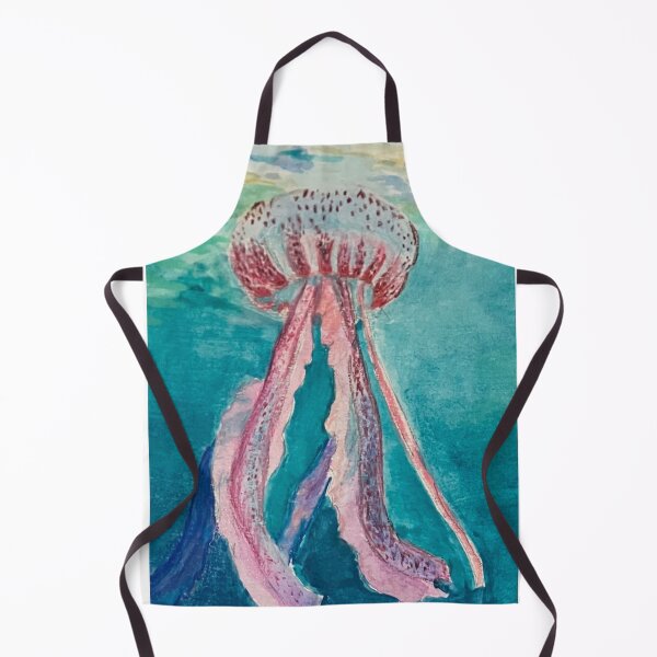 Item preview, Pink aqua jelly fish designed and sold by butternbrushes.