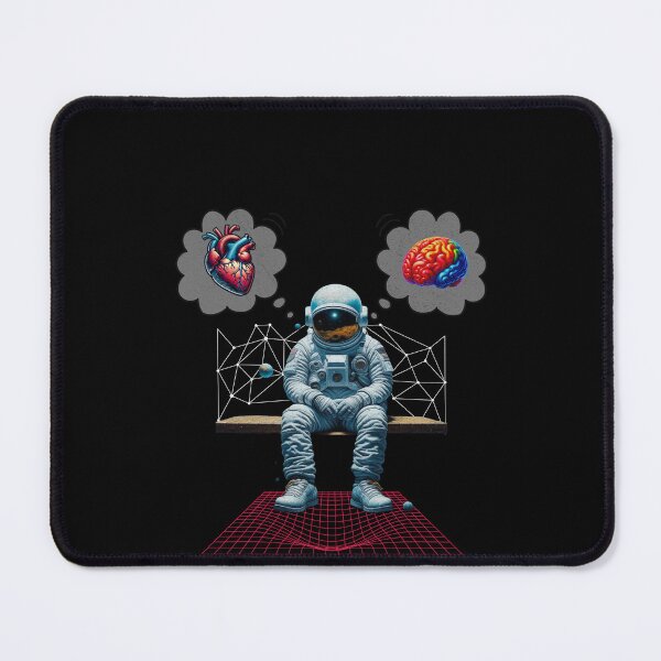 Item preview, Cosmic Mind vs Heart Astronaut designed and sold by InkredibleZ.