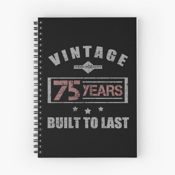 Item preview, Vintage 75th Birthday For Men designed and sold by thepixelgarden.