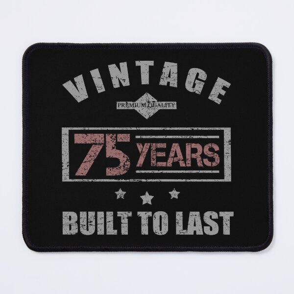 Item preview, Vintage 75th Birthday For Men designed and sold by thepixelgarden.