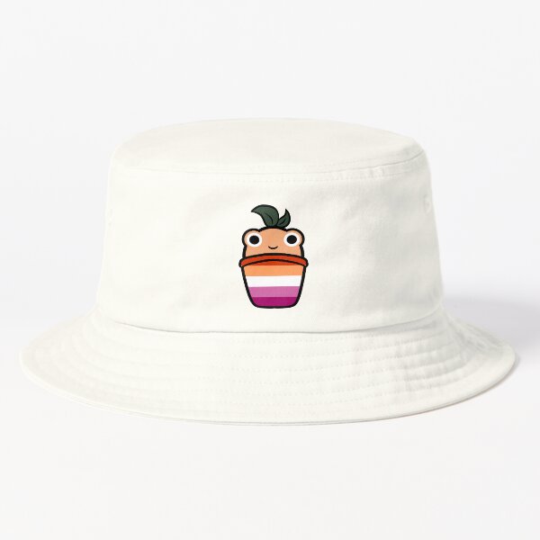 Item preview, Lesbian Pride Frosch Pflanze designed and sold by LavenderSpaceOddity.
