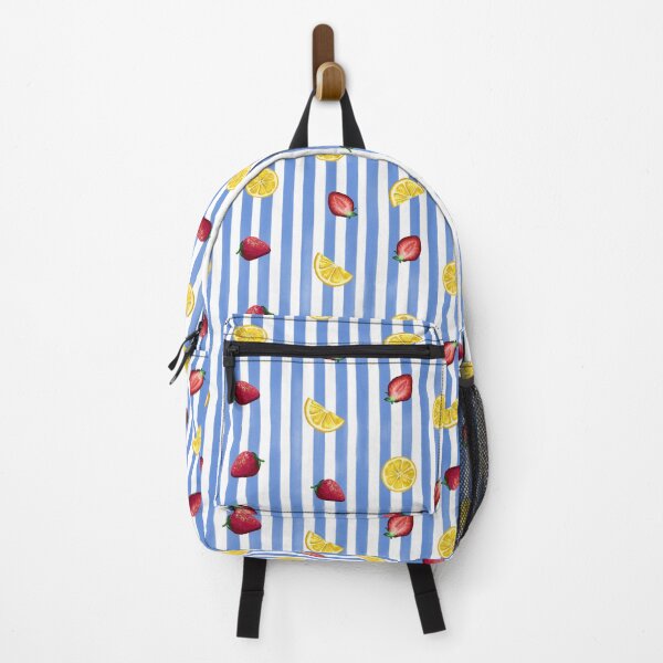 Item preview, Citrus Berry Blue Stripes designed and sold by Ziana.art.