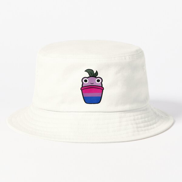 Item preview, Bi Pride Frosch Pflanze designed and sold by LavenderSpaceOddity.