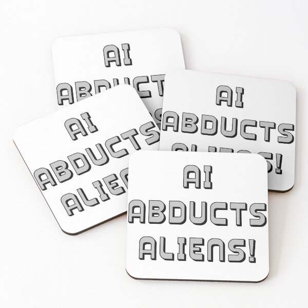 Item preview, AI Abducts Aliens! Parody designed and sold by IanBakerToons.