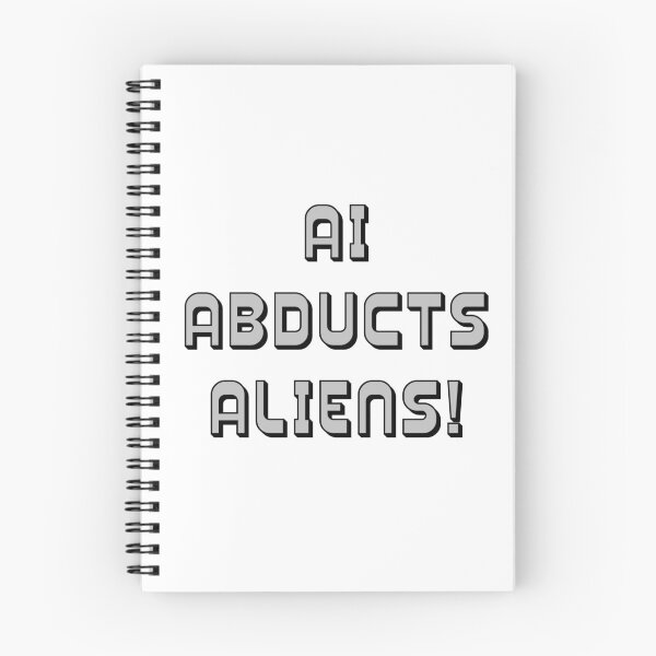 Item preview, AI Abducts Aliens! Parody designed and sold by IanBakerToons.