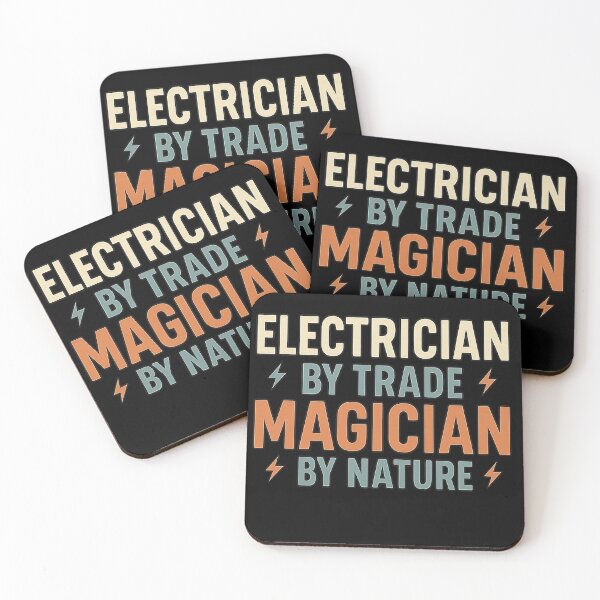 Item preview, Electrician by Trade, Magician by Nature - Funny Retro Job T-Shirt designed and sold by Work Life Tees.