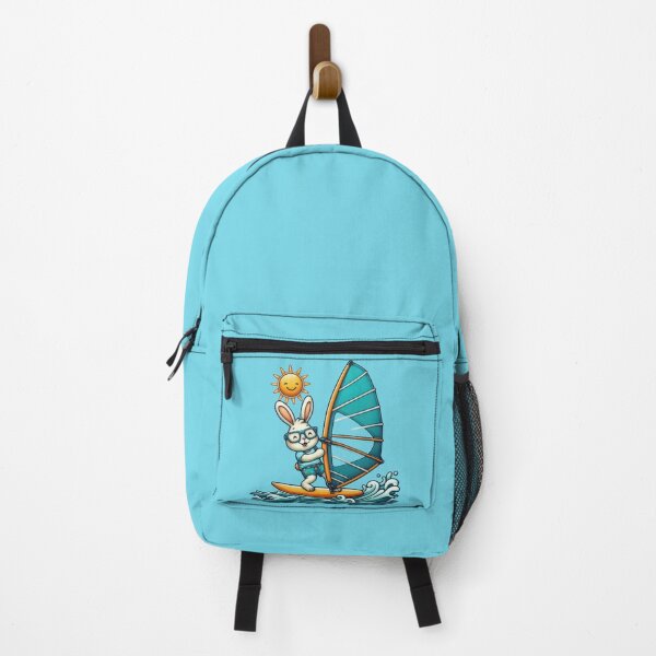 Item preview, Cool Bunny the Windsurfer: Riding the Summer Waves designed and sold by IraBum.