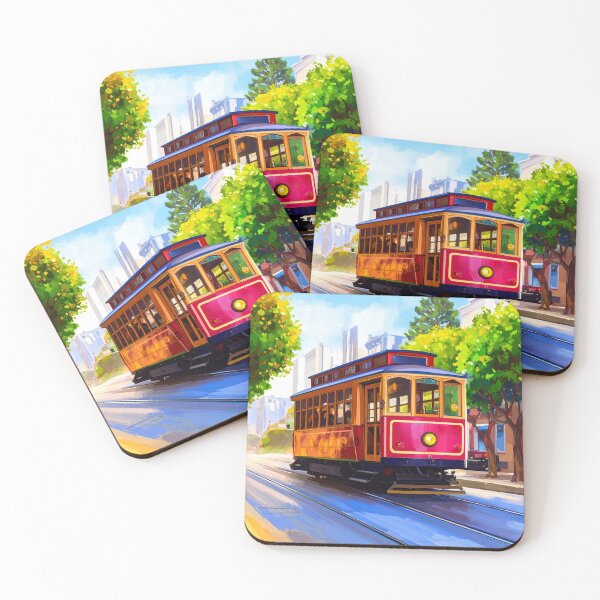 Item preview, San Francisco Cable Car designed and sold by ArtFactoryAI.