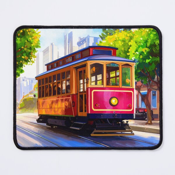 Item preview, San Francisco Cable Car designed and sold by ArtFactoryAI.