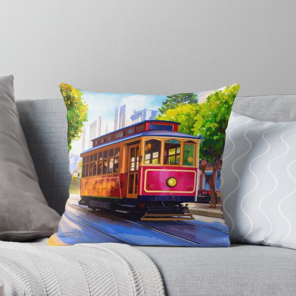Item preview, San Francisco Cable Car designed and sold by ArtFactoryAI.