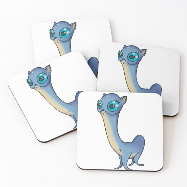 Item preview, Cute Magical Moon Creature – Fantasy Animal Cartoon Art designed and sold by StickemandPeel.