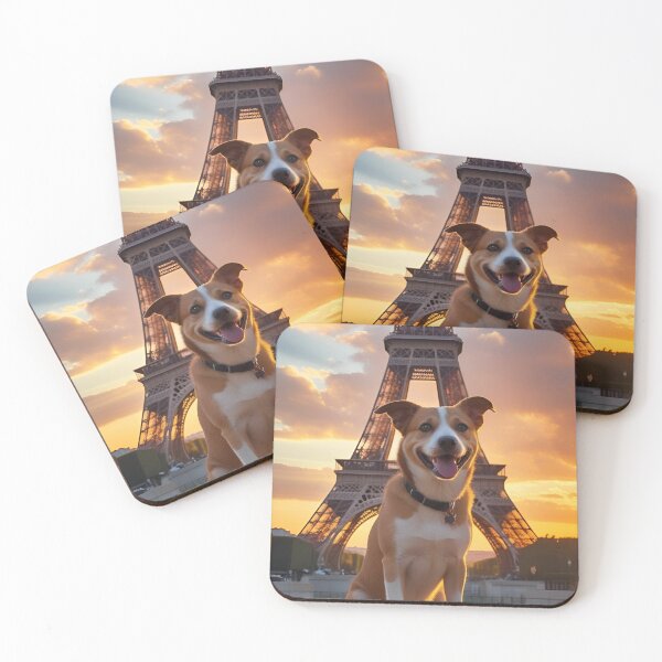 Item preview, Paw-risian Sunset: A Pup’s Parisian Adventure designed and sold by Donejen.