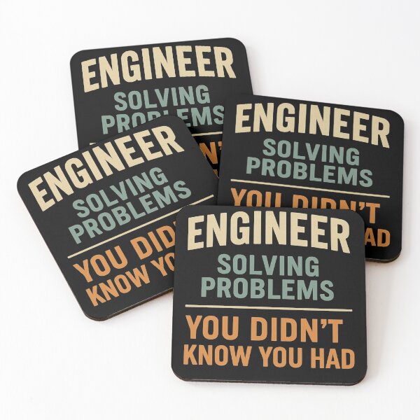 Item preview, Engineer - Solving Problems You Didn’t Know You Had | Funny Retro Job Tee designed and sold by Work Life Tees.