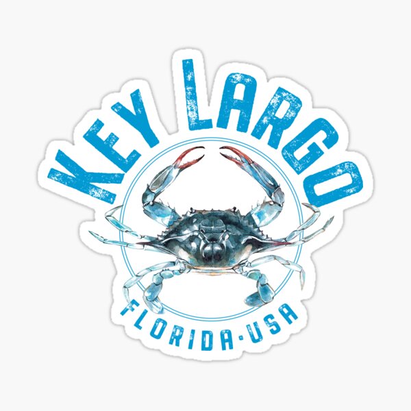 Item preview, Key Largo Florida Blue Crab Design designed and sold by Futurebeachbum.