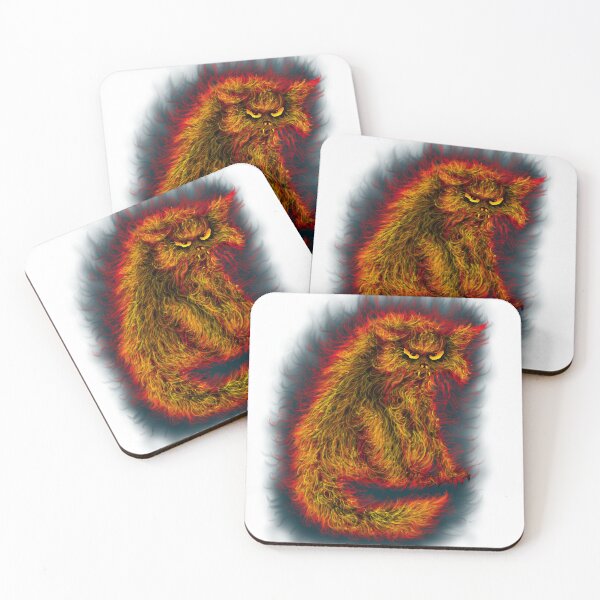 Item preview, Flame Cat designed and sold by 3-Beans-Art.