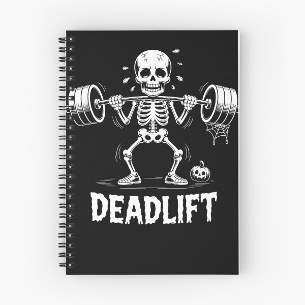 Item preview, Deadlift Skeleton WeightLifting Funny Gym Halloween Men Women designed and sold by clothesy7.