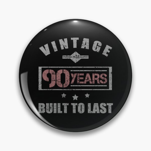 Item preview, Vintage 90th Birthday For Men designed and sold by thepixelgarden.