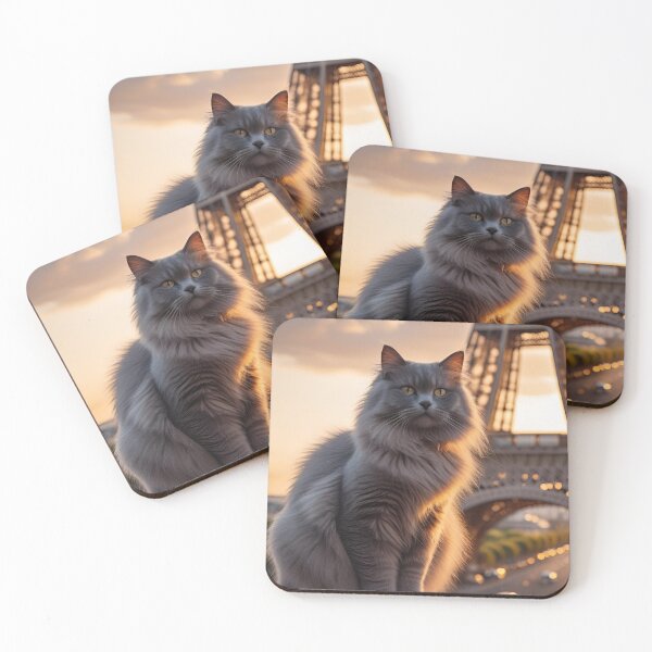 Item preview, Purrisian Royalty: A Cat Above the City of Lights designed and sold by Donejen.