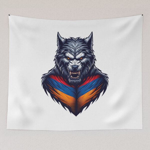 Item preview, Cool werewolf with Armenian coat of arms. designed and sold by ReneMM.