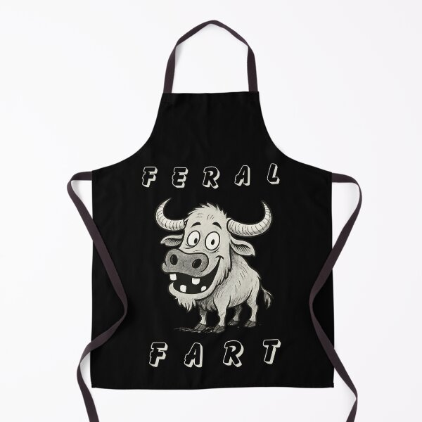 Item preview, Feral fart. Buffalo with no teeth. Feeling feral designed and sold by SoulOfTrees.