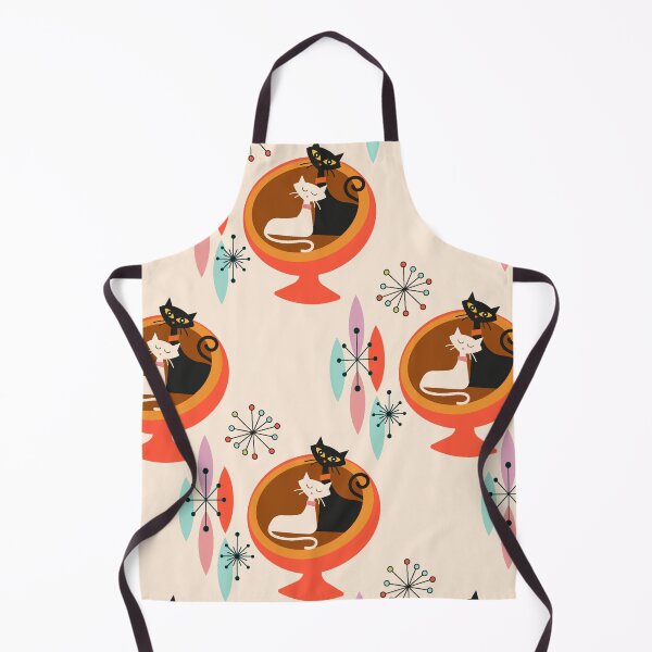 Item preview, Stylish Retro 1950s Mid Century Modern Starburst Cats designed and sold by CapturedByeJ.