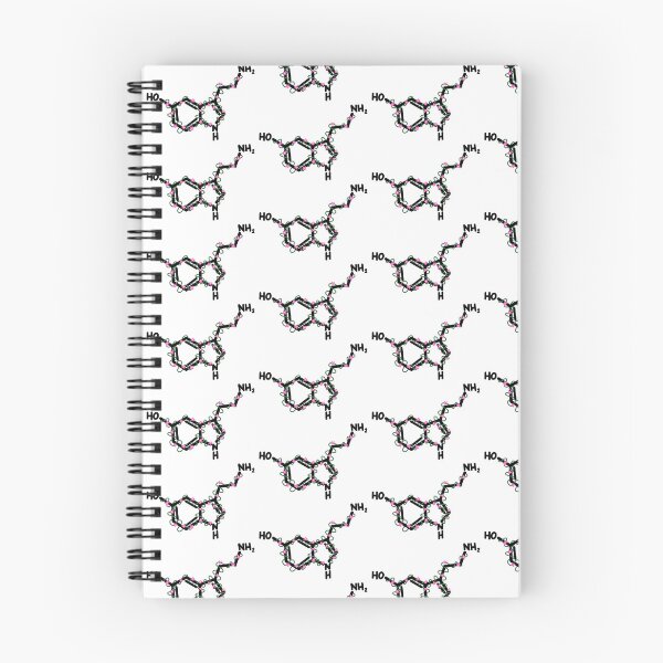 Item preview, Serotonin Chemical Structure with Flowers designed and sold by designbysara.