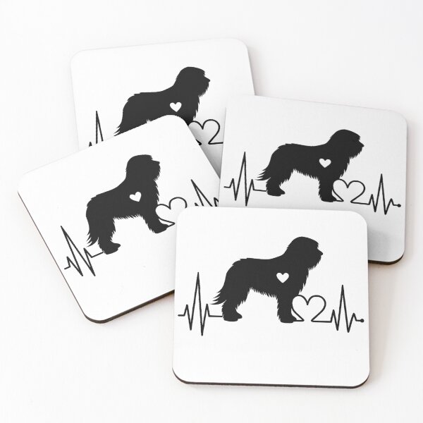 Item preview, Briard Heartbeat – Unique Design for Briard Lovers designed and sold by GoodyPaws.