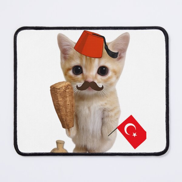 Item preview, Turkish El Gato Culture – With Döner & Fez designed and sold by Kunst-Shirt.