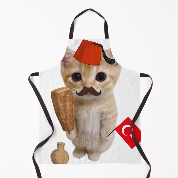 Item preview, Turkish El Gato Culture – With Döner & Fez designed and sold by Kunst-Shirt.