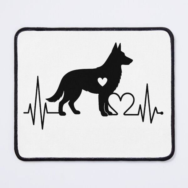 Item preview, German Shepherd Heartbeat – Unique Design for German Shepherd Lovers designed and sold by GoodyPaws.