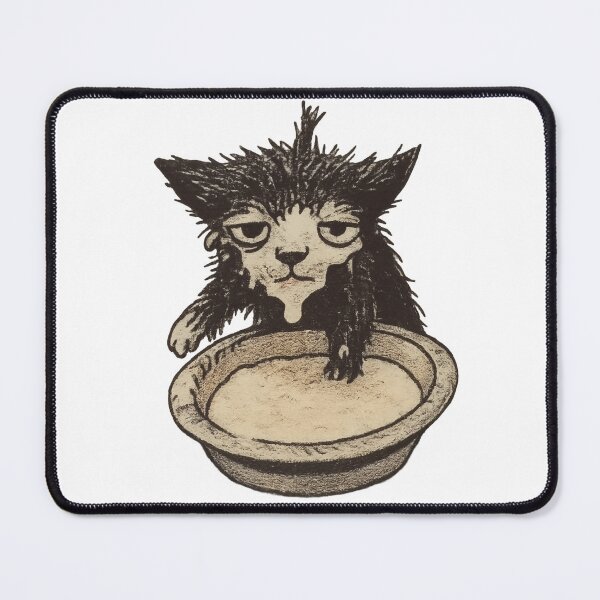 Item preview, Tired Milk Cat – Soup Mode Activated designed and sold by Kunst-Shirt.