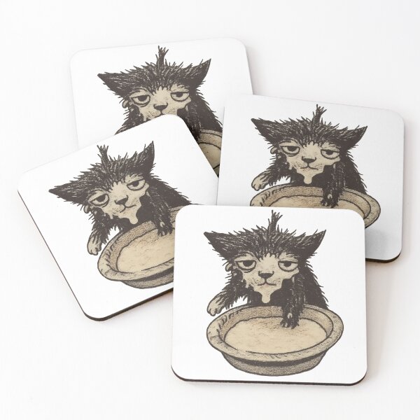 Item preview, Tired Milk Cat – Soup Mode Activated designed and sold by Kunst-Shirt.