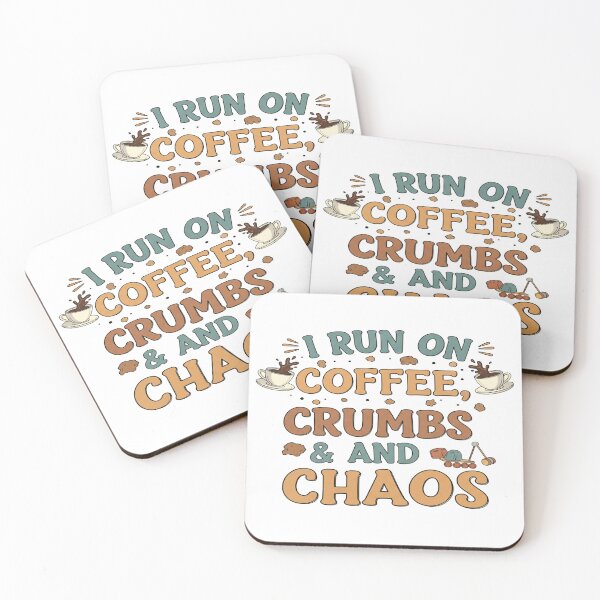 Item preview, Fueled by Coffee, Crumbs, and Chaos – Relatable Parent Tee designed and sold by TodoCraft.