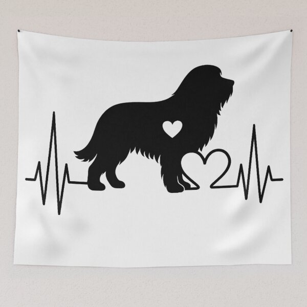 Item preview, Bearded Collie Heartbeat – Unique Design for Bearded Collie Lovers designed and sold by GoodyPaws.