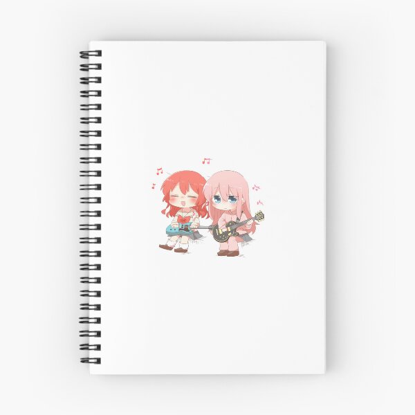Item preview,  Bocchi the Rock! Chibi Gotoh and Kita playing guitar designed and sold by soubenski.