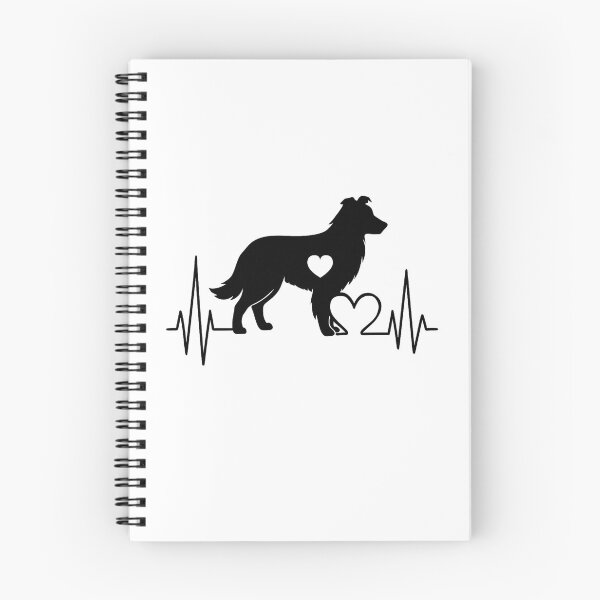 Item preview, Border Collie Heartbeat – Unique Design for Border Collie Lovers designed and sold by GoodyPaws.