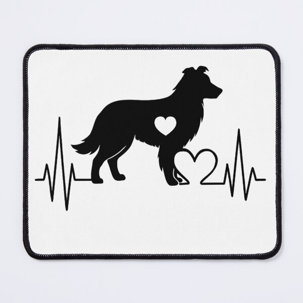 Item preview, Border Collie Heartbeat – Unique Design for Border Collie Lovers designed and sold by GoodyPaws.