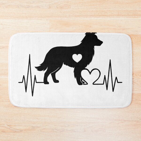 Item preview, Border Collie Heartbeat – Unique Design for Border Collie Lovers designed and sold by GoodyPaws.