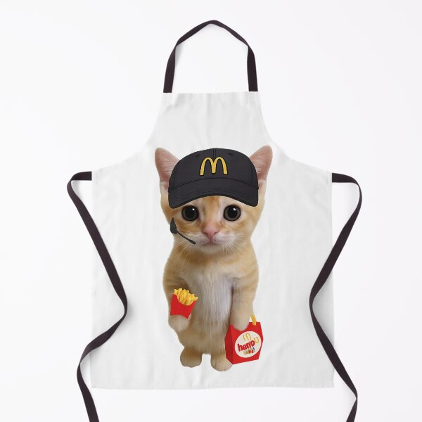 Item preview, McKitty – Fast Food Service Cat  designed and sold by Kunst-Shirt.