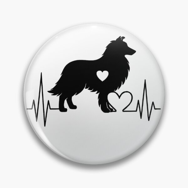 Item preview, Rough Collie Heartbeat – Unique Design for Rough Collie Lovers designed and sold by GoodyPaws.