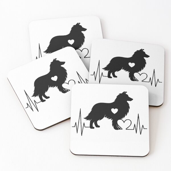 Item preview, Rough Collie Heartbeat – Unique Design for Rough Collie Lovers designed and sold by GoodyPaws.