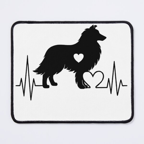 Item preview, Rough Collie Heartbeat – Unique Design for Rough Collie Lovers designed and sold by GoodyPaws.
