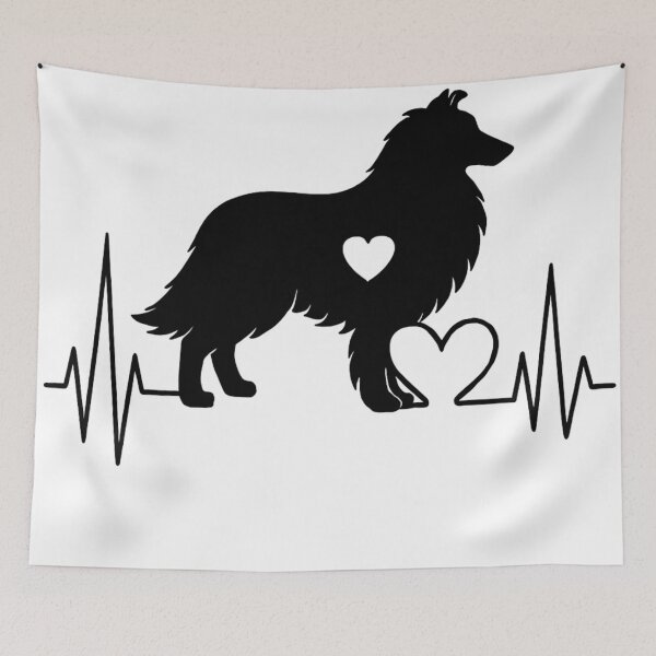 Item preview, Rough Collie Heartbeat – Unique Design for Rough Collie Lovers designed and sold by GoodyPaws.